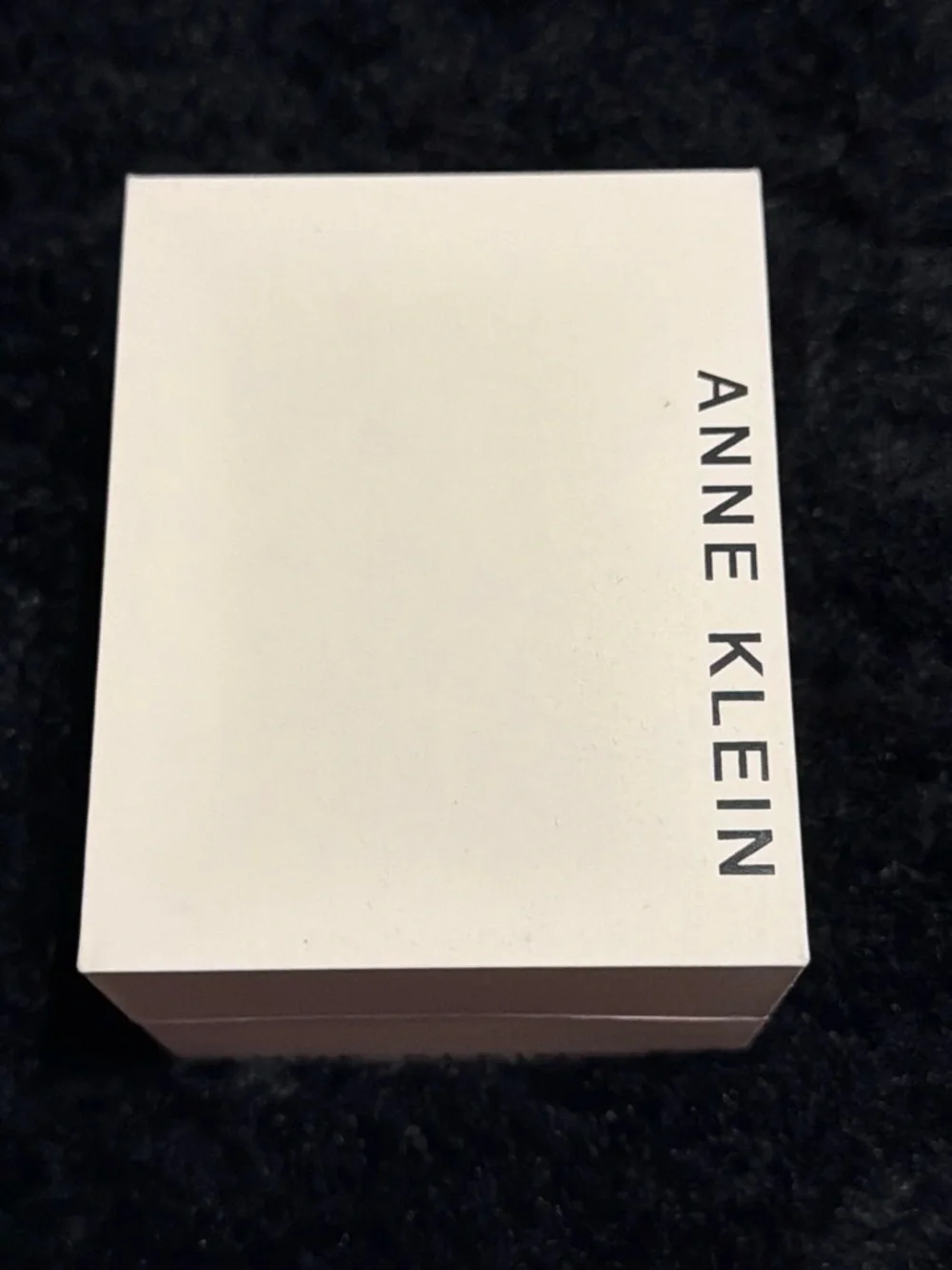 Anne Klein Gold and Cream Women's Diamond Accent Bracelet Watch
